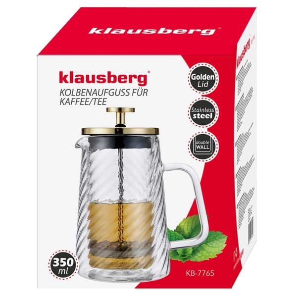 Termomaskine til kaffe/te 350 ml Klausberg Kb-7765 Lumarko!