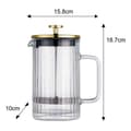 Miniatyrbillede 10 af 11: Termomaskine til kaffe/te 600 ml Klausberg Kb-7760 Lumarko!