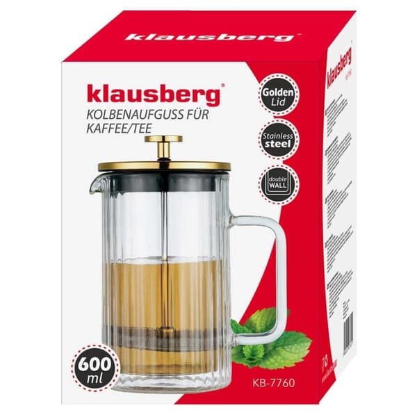 Termomaskine til kaffe/te 600 ml Klausberg Kb-7760 Lumarko!