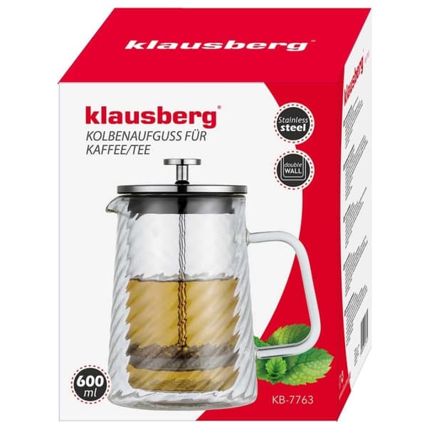Termomaskine til kaffe/te 600ml Klausberg Kb-7763 Lumarko!