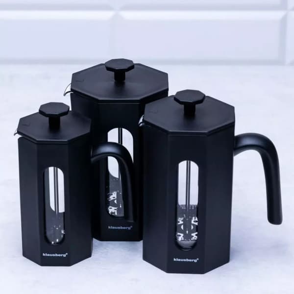 Kolvbryggare för kaffe/te med 600 ml Klausberg Kb-7677 Lumarko!