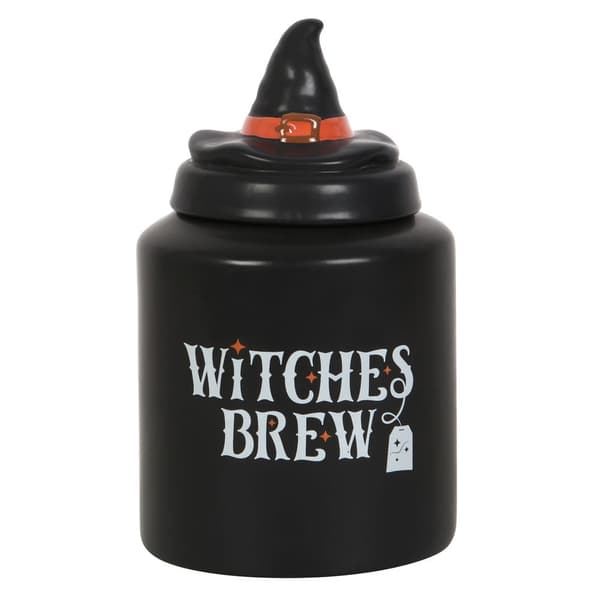 Something Different Witches Brew Ceramic Tea Caddy Black One Size