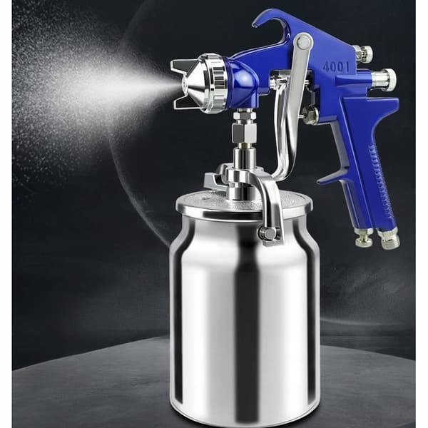 LVLP färgpistol med en 1L metalltank och ett 1,4 mm munstycke