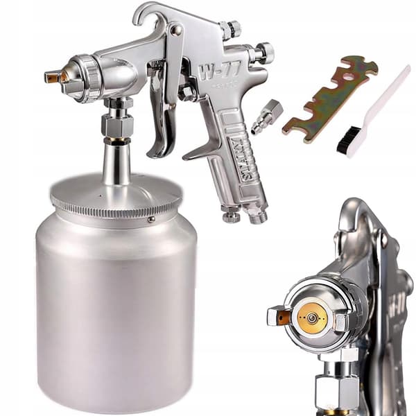 Högtryckssprutpistol med 1L tank och 2mm munstycke