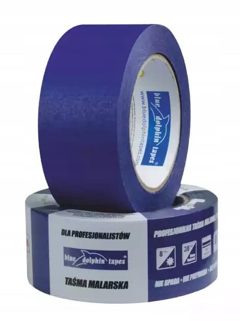 Blå Dolphin Professionell Maskeringstejp 30mm - 50m