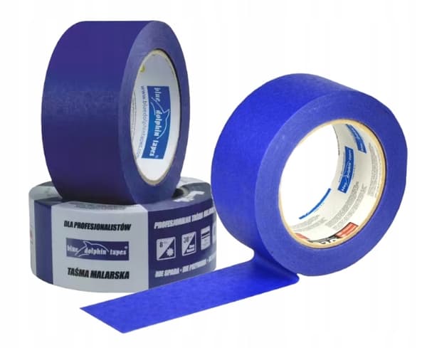 Blå Dolphin Professionell Maskeringstejp 30mm - 50m