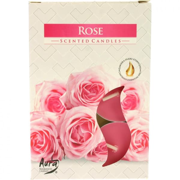 Doftljus - Rosor (6-Pack)
