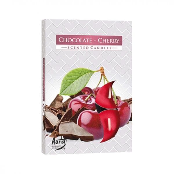 Doftljus Choklad och Körsbär (6-Pack)