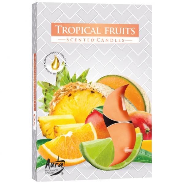Doftljus Tropiska Frukter (6-Pack)
