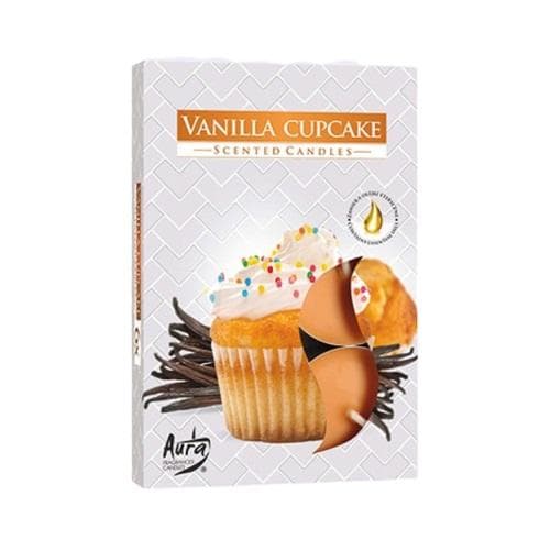 Doftljus Vaniljmuffins (6-Pack)