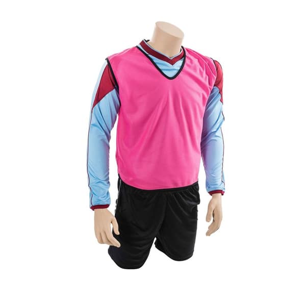 Precision Childrens/Kids Mesh Training Bib Pink 10-14 Years