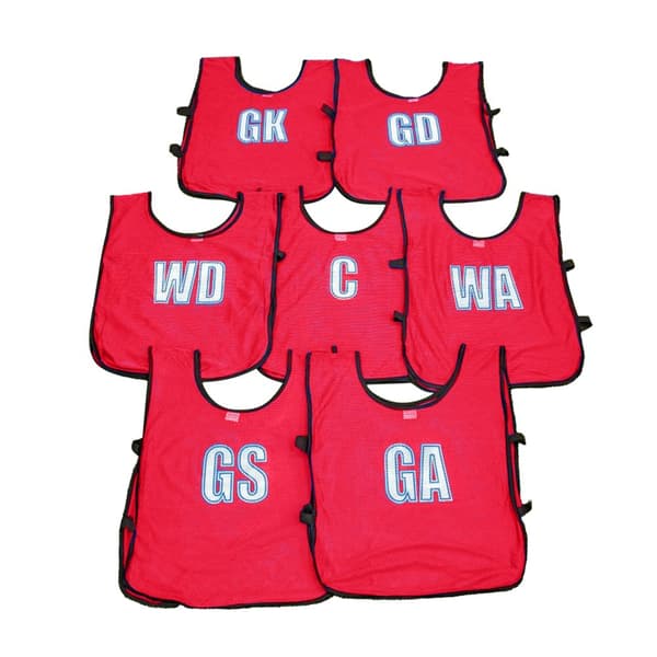 Precision Childrens/Kids Mesh Netball Training Bib (Pack of 7)