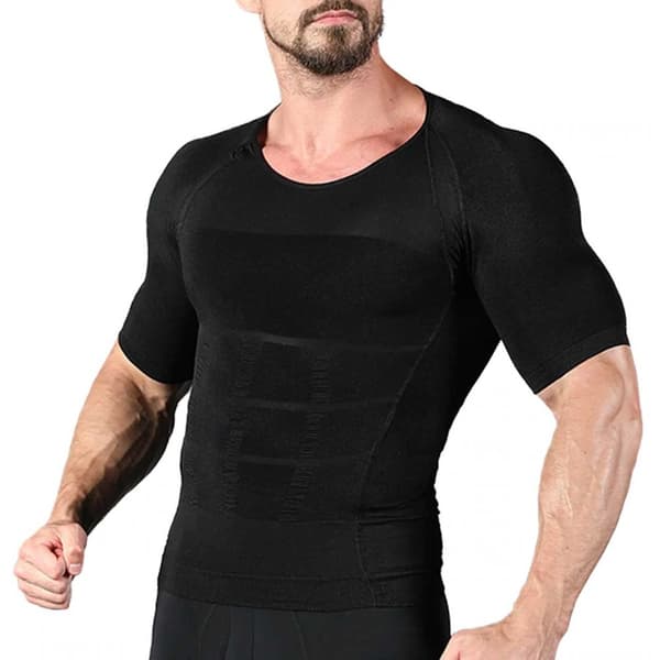 Hållningströja för Bättre Hållning Posture T-shirt L Svart