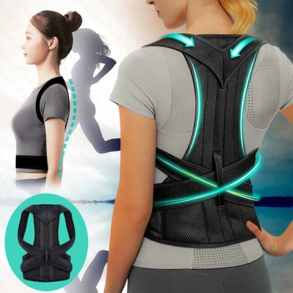 Porto Vest Pro Back Vest Better Posture XS