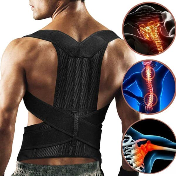 Porto Vest Pro Back Vest Better Posture XS