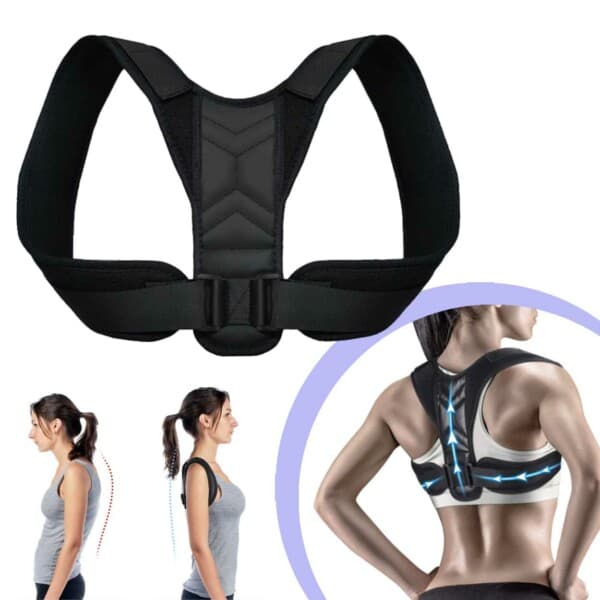 Post -Holding Vest - Ergonomisk ryglæn for bedre kropsholdning