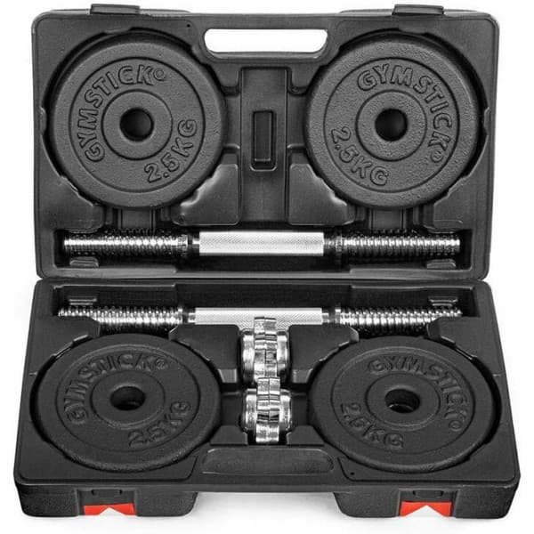 Gymstick Adjustable Dumbbell Set -käsipainosarja, 20 kg