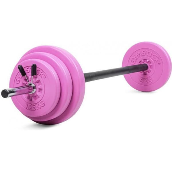 Gymstick Pump Set - vægtstangssæt, 20 kg