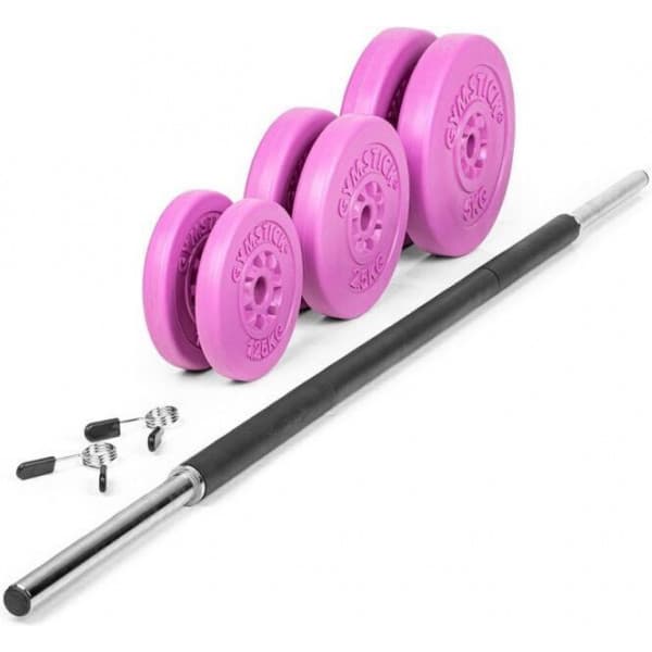 Gymstick Pump Set - vægtstangssæt, 20 kg