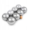 Miniatyrbillede 3 af 8: Boule boulebolde partnerspilkasse sæt 8 dele pettanque metal
