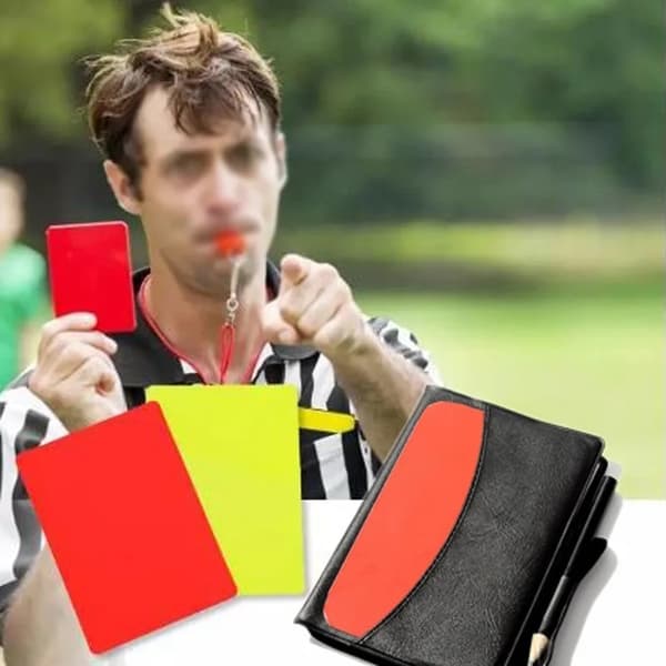 DOMMERSÆT FODBOLD DOMMERKORT Notesbog FODBOLDBLYANT