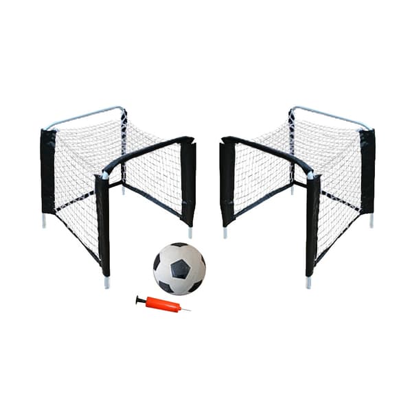 Set med två minimål med boll MASTER