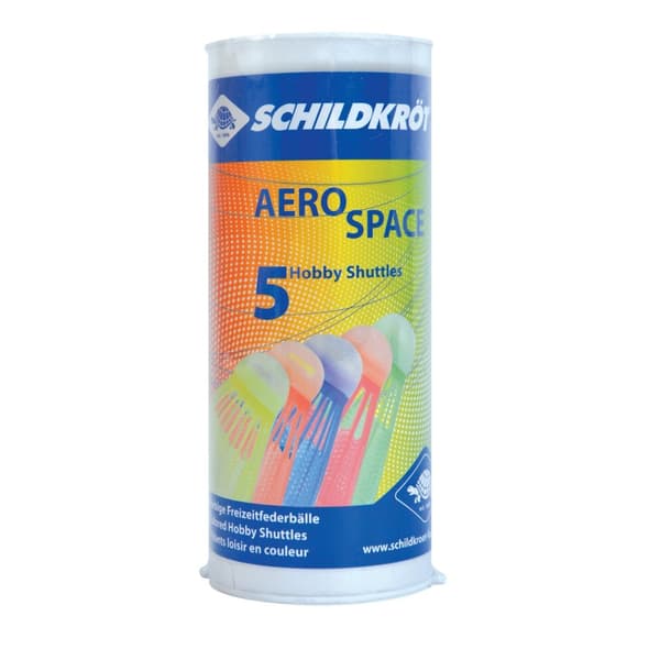 Badminton fjerbolde SCHILDKROT Aero Space 5 stk.