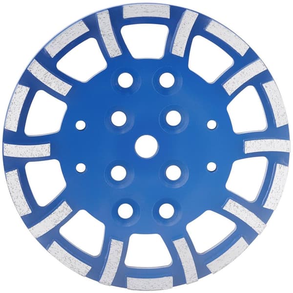 MSW Slipplatta för betonggolvslip - Diameter 250 mm - För betong - Kornstorlek 30 - 20 slipsegment