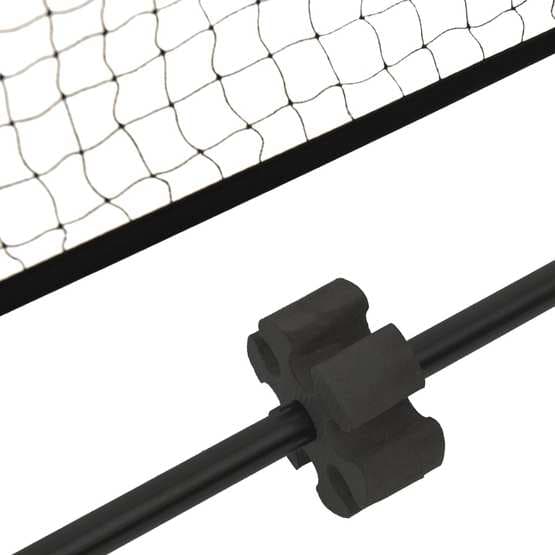 Tennisnät Svart Och Röd 400X100X87 Cm Polyester