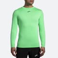 Miniatyrbillede 2 af 7: Langærmet T-shirt til Mænd Brooks High Point Grøn