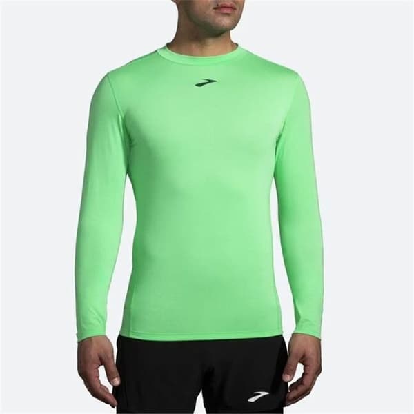 Langærmet T-shirt til Mænd Brooks High Point Grøn
