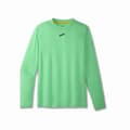 Miniatyrbillede 1 af 7: Langærmet T-shirt til Mænd Brooks High Point Grøn