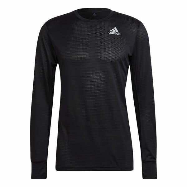 Miesten pitkähihainen paita Adidas Own The Run Musta