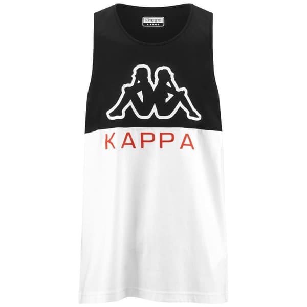 T-shirt til Mænd uden Ærmer Kappa Eric CKD Hvid Sort