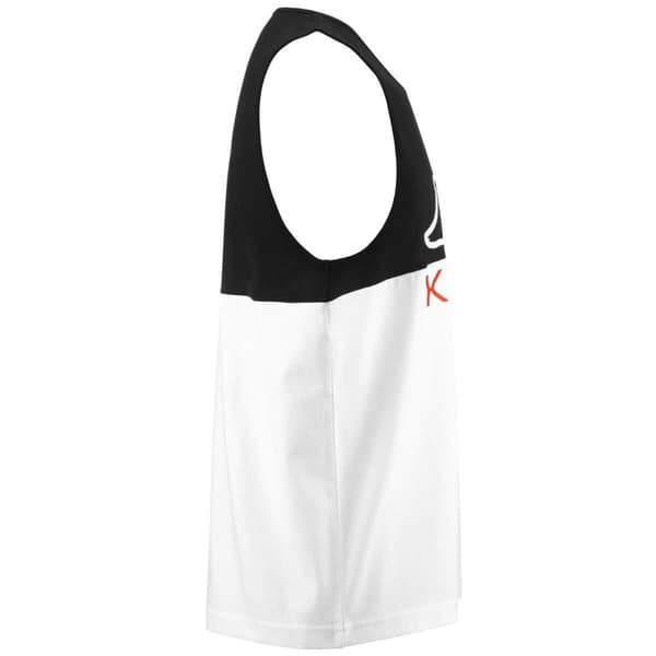 T-shirt til Mænd uden Ærmer Kappa Eric CKD Hvid Sort