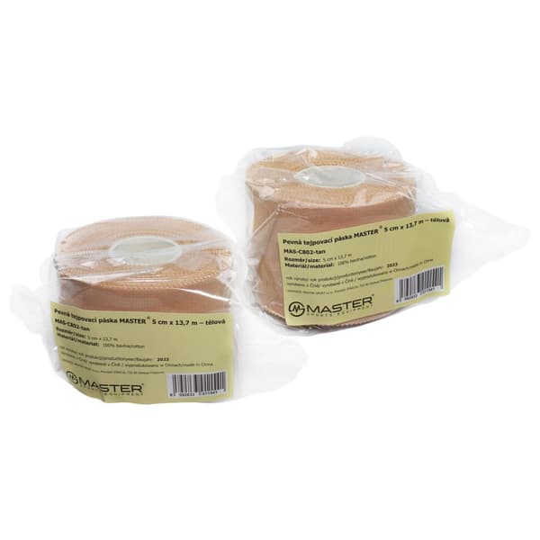 Stærk tape til tapning MASTER 5 cm x 13,7 m - brun