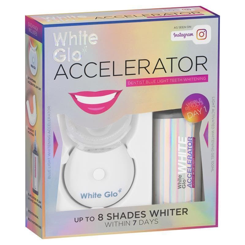 WHITE GLO SET Accelerator Dentist Blue L