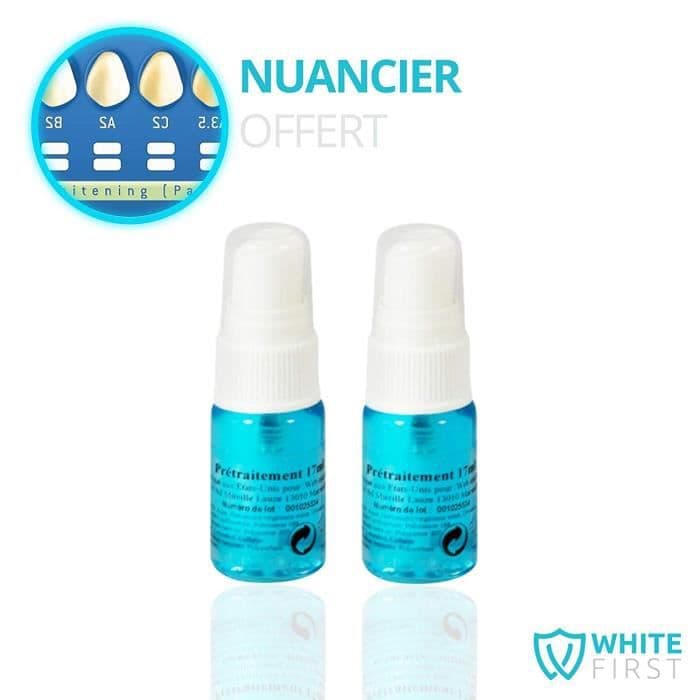 Set med 2 st anti-fläckspray för att komplettera ett tandblekningskit - Effektiv rengöringsspray för anti-fläckbehandling