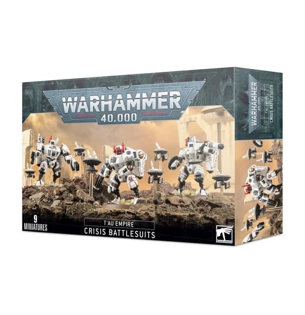 NY! XV8 Crisis Battlesuits Team TAU Empire Warhammer 40 000