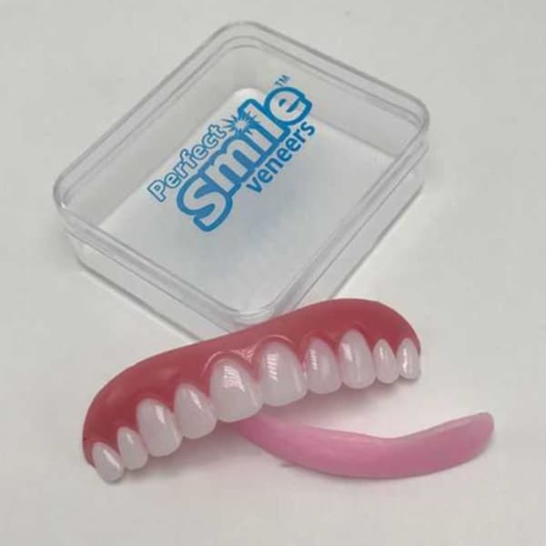 Perfect Smile Instant Smile Comfort Fit Flex Teeth Top Silikon kosmetisk faner