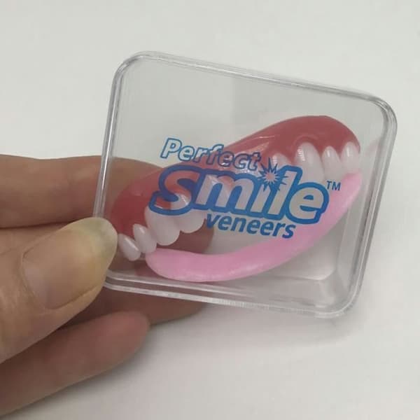 Perfect Smile Instant Smile Comfort Fit Flex Teeth Top Silikon kosmetisk faner