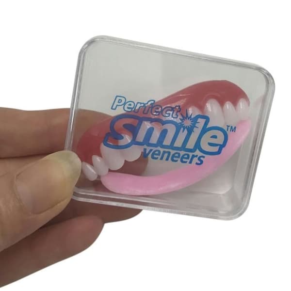 Perfect Smile Instant Smile Comfort Fit Flex Teeth Top Silikon kosmetisk faner