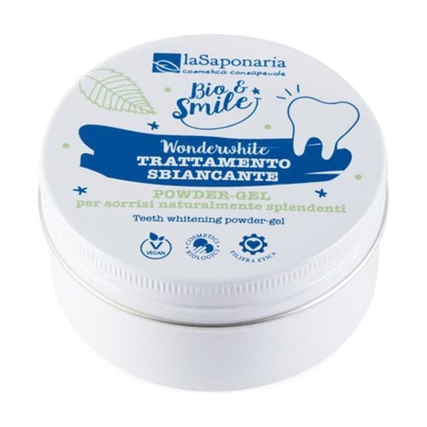 Tandblekningsbehandling - LA SAPONARIA - WonderWhite - Mint - 50 g
