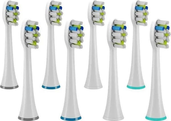 Soin för tandblekning Truelife - TLSBUVHWWH8 - SonicBrush UV-serie vita blekningshuvuden, paket med 8