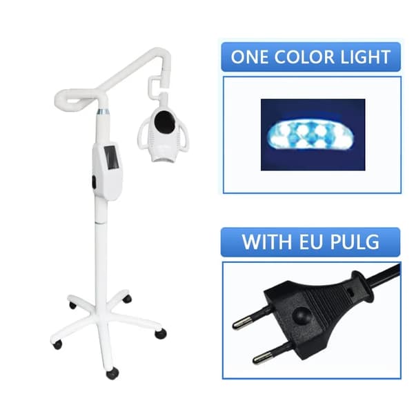 Hampaiden valkaisukone, 60W teho, 10 LED-lamppua,1 malli EU-pistoke