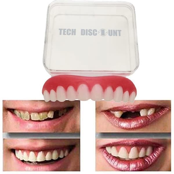 TD® Denture Cosmetics Instant Smiley Teeth Whitening Perfect Smile High Teeth Comfort Faner - Adhesive Free