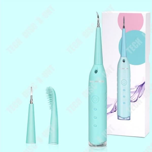 TECH RABATT elektrisk dental kit - Tandrengöring med LED och 3 vibrationsfrekvenser