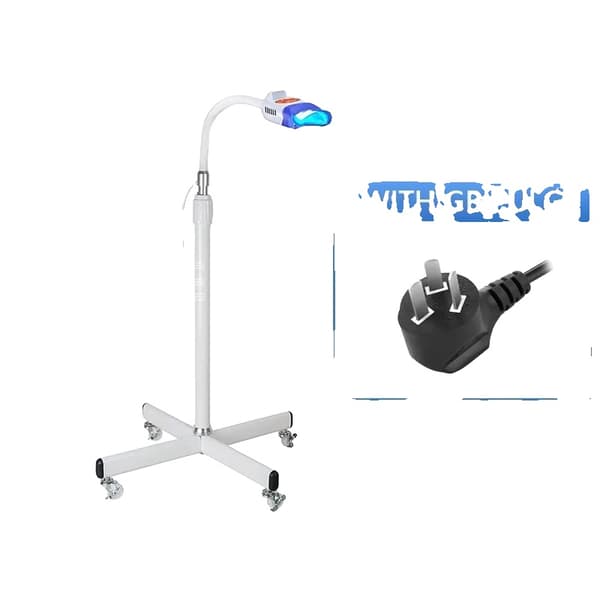 Tandblegningslampe, LED-teknologi, justerbar timer,2 model GB stik
