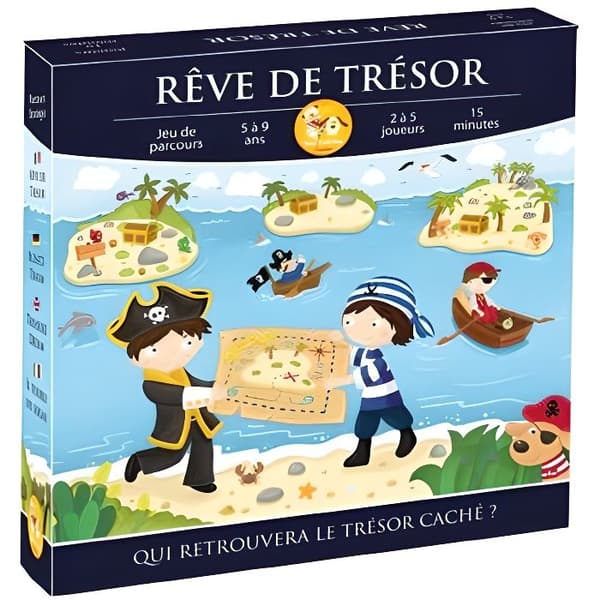 Brädspel - Dream of treasure - Lyxversion - Träfigurer
