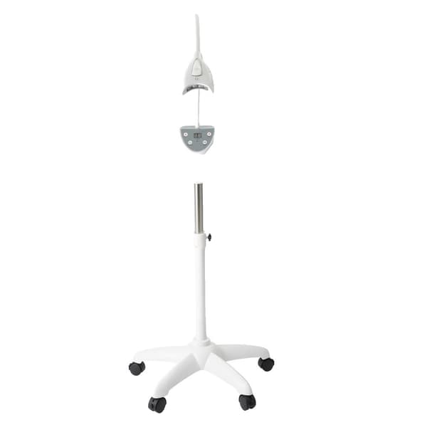 Tandblekningsmaskin, justerbar höjd, kraftfull LED-lampa,VIT